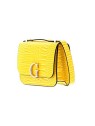 Guess Borsa Tracolla Corily in Pelle Gialla 185 x 145 x 7 cm donna