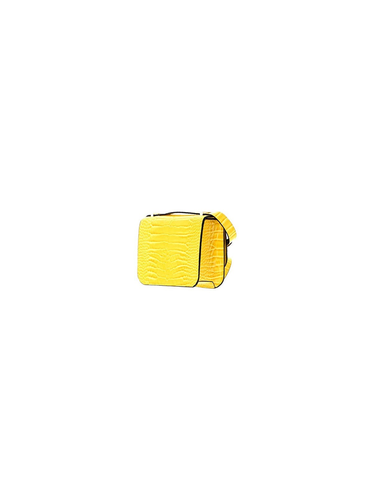 Guess Borsa Tracolla Corily in Pelle Gialla 185 x 145 x 7 cm donna