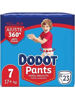 DODOT PANTS pannolinimutandine taglia 7 17 kg 23 unit unisex