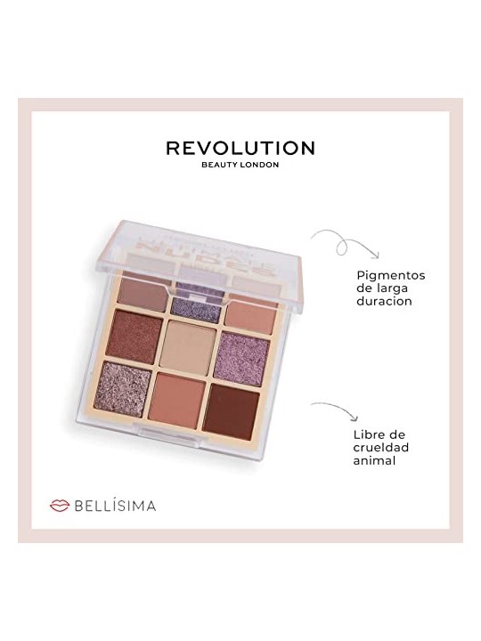 Revolution Make Up ULTIMATE NUDES palette ombretti light 810 gr donna