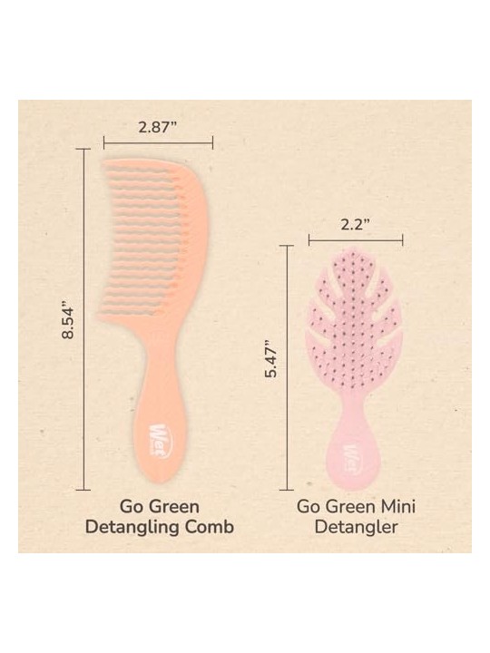 Pettine Wet Brush Go Green al Cocco
