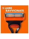 Gillette FUSION 5 caricatore 4 ricambi uomo