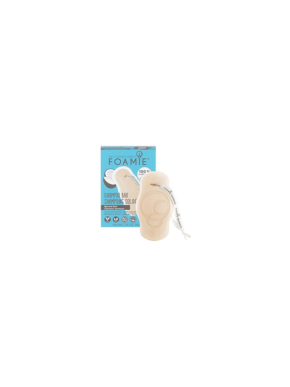 Foamie Shampoo solido con olio di cocco capelli normali Shampoo solido donna 800g