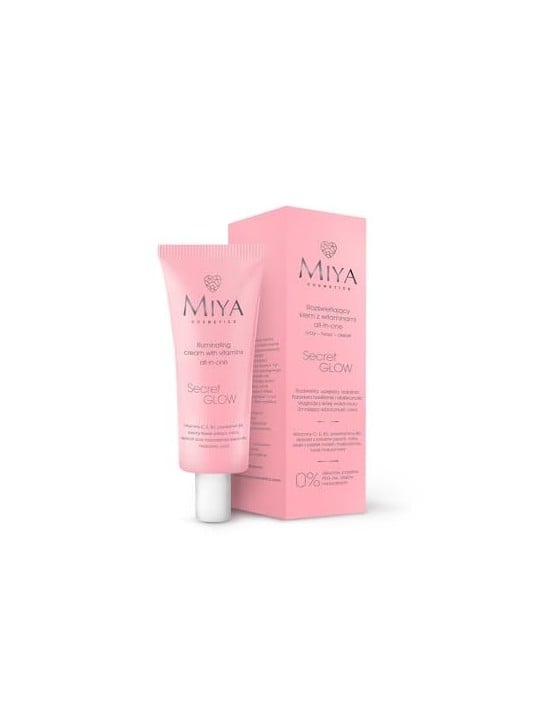 MIYA Secret Glow crema illuminante con vitamine occhi viso scollatura 30ml