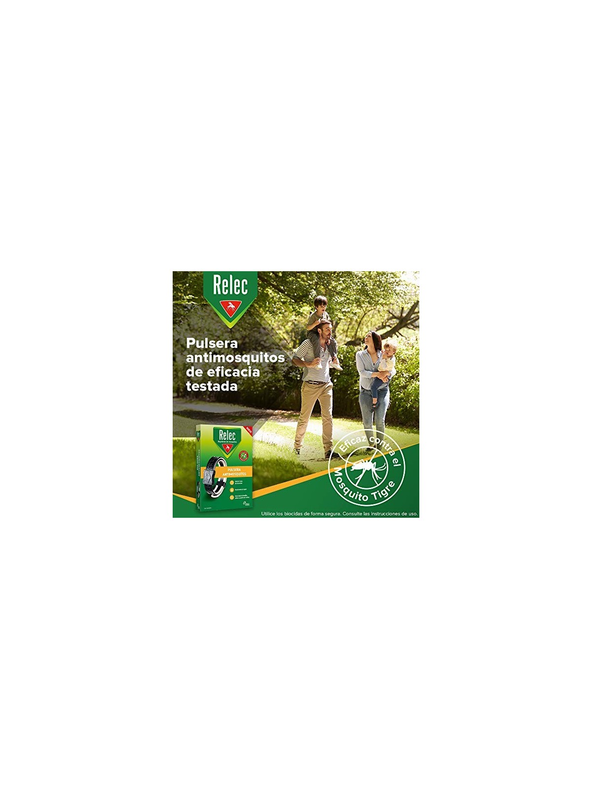 Relec braccialetto antizanzare citronella nero 1 unit unisex