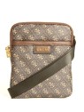 Guess Vezzola Borsa a Tracolla in Pelle Sintetica Marrone Uomo