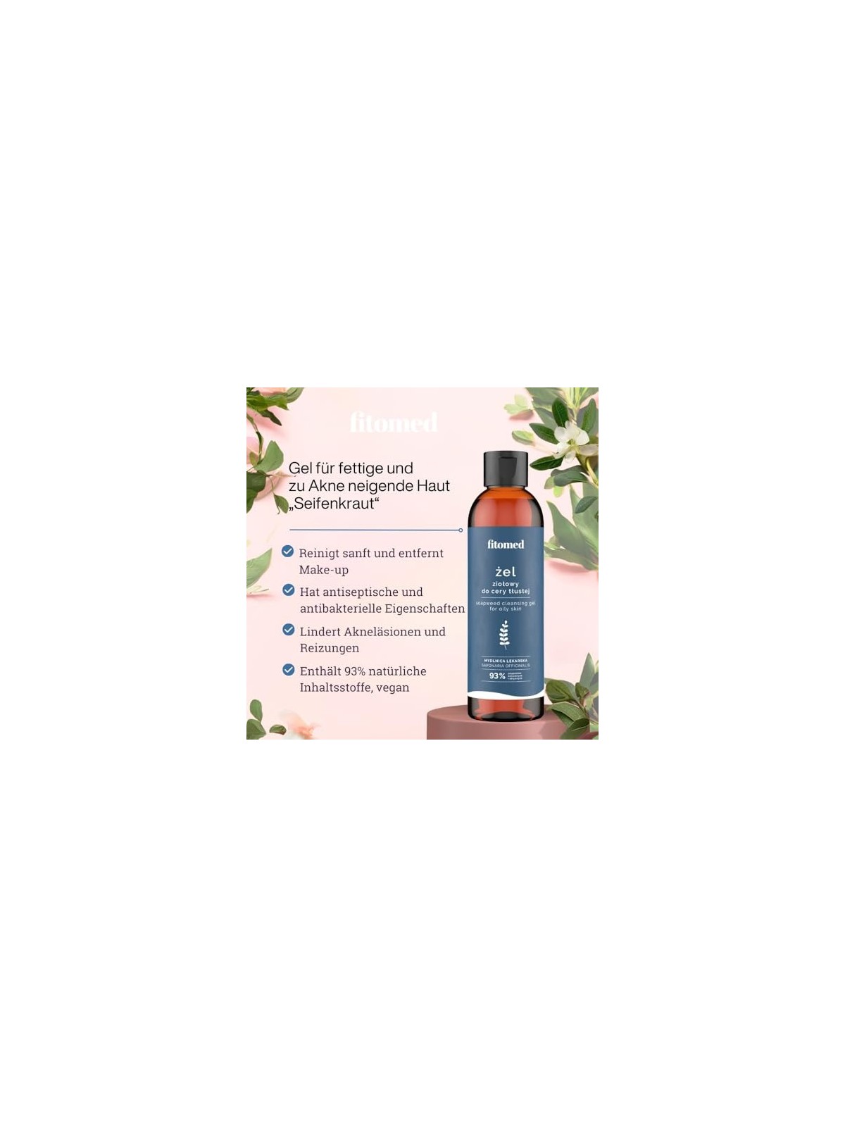 FITOMED Gel per pelle grassa Mydlnica Lekarska 200g