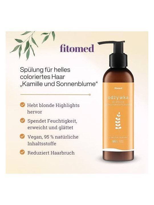 FITOMED Balsamo alle erbe Camomilla e Girasole per capelli chiari 200g