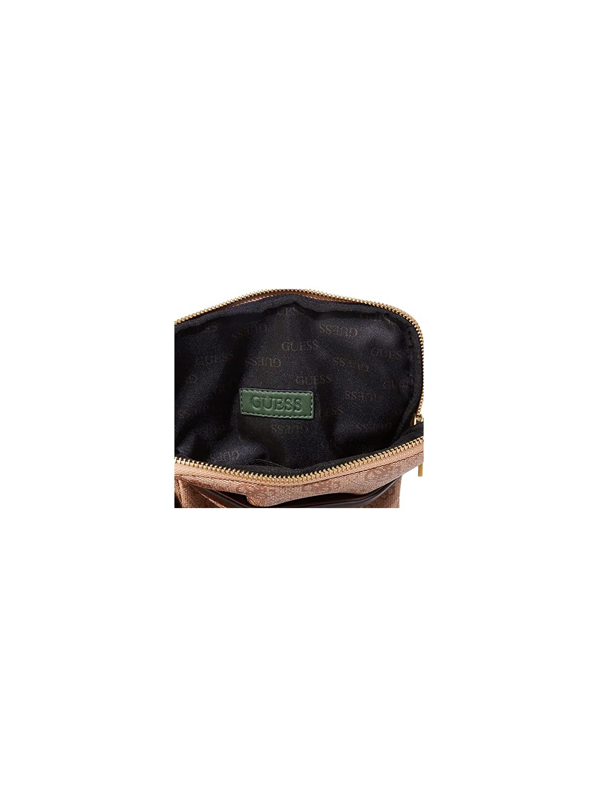 Guess Vezzola Borsa Tracolla in Pelle Sintetica Marrone uomo