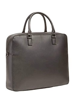 Guess Scala Borsa Portadocumenti Ecologica in Pelle per Computer Nera 36 x 29 x 9 cm Uomo