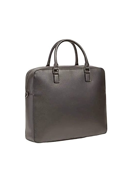 Guess Scala Borsa Portadocumenti Ecologica in Pelle per Computer Nera 36 x 29 x 9 cm Uomo