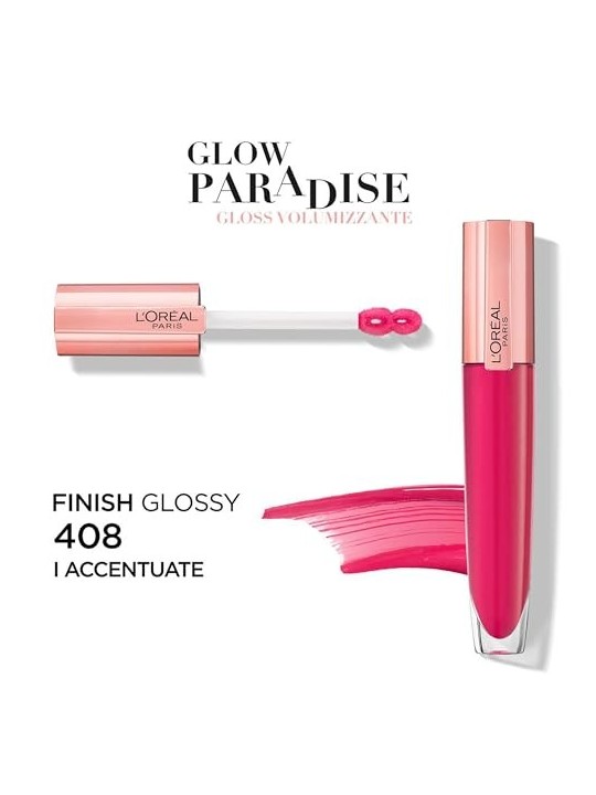L'Orï¿½ï¿½al Brilliant Signature Plump Gloss Labbra 7 ml 408 I Accentuate donna