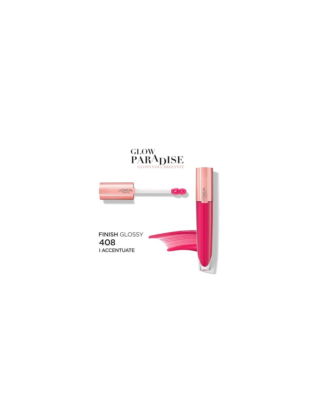 L'Orï¿½ï¿½al Brilliant Signature Plump Gloss Labbra 7 ml 408 I Accentuate donna
