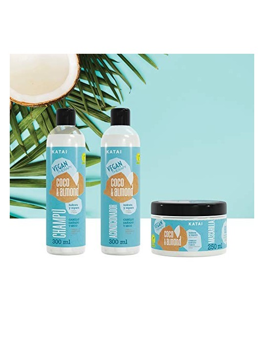 Katai Shampoo alla Crema di Cocco e Mandorla 300ml Unisex