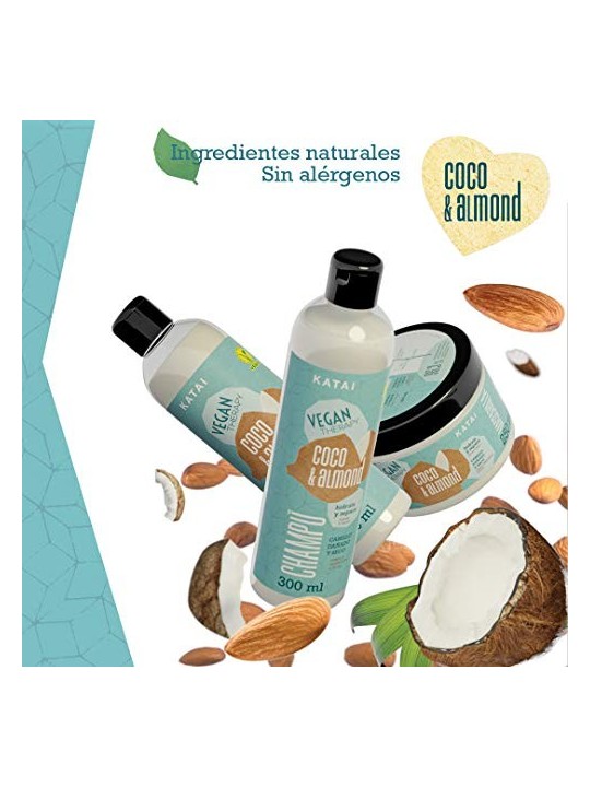 Katai Shampoo alla Crema di Cocco e Mandorla 300ml Unisex