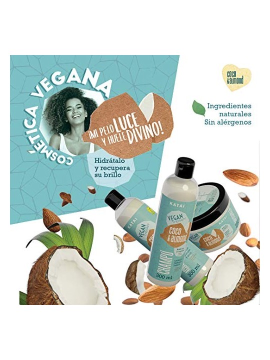 Katai Shampoo alla Crema di Cocco e Mandorla 300ml Unisex