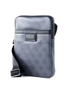 Guess Vezzola Borsa Tracolla in Pelle Sintetica Nera uomo