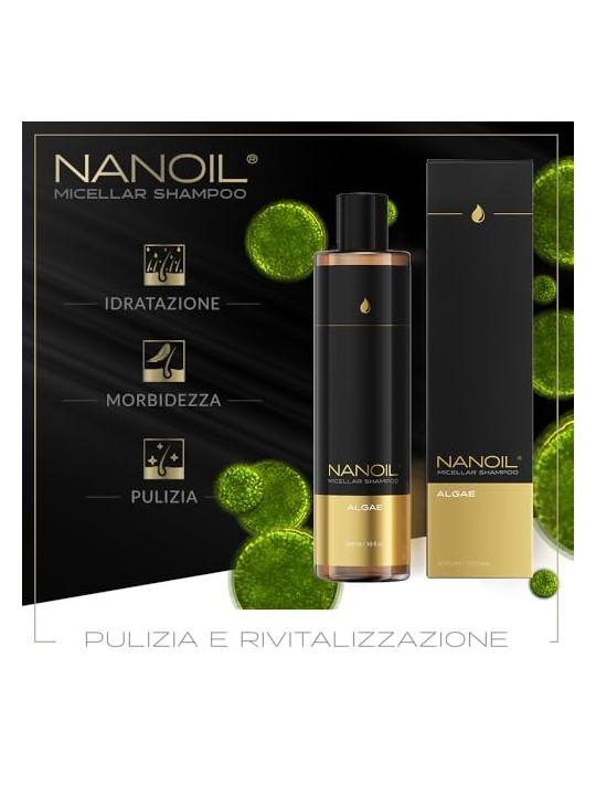 Shampoo micellare alle alghe 300ml donna