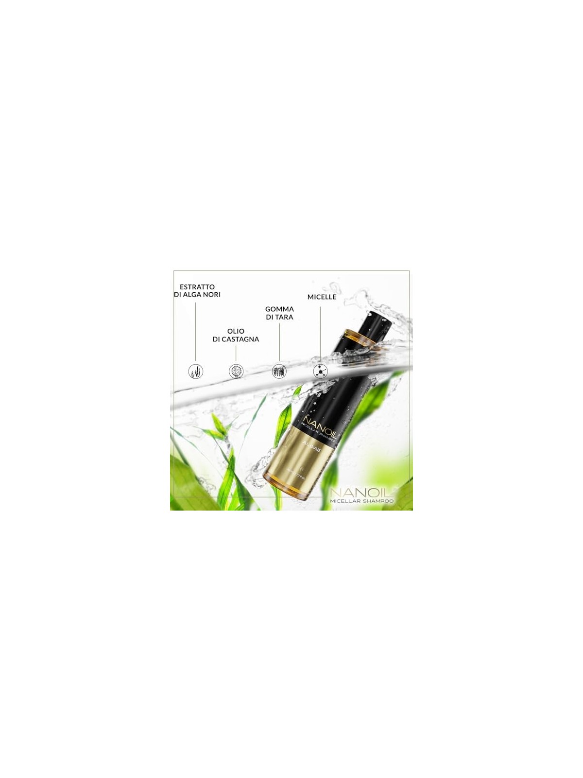 Shampoo micellare alle alghe 300ml donna