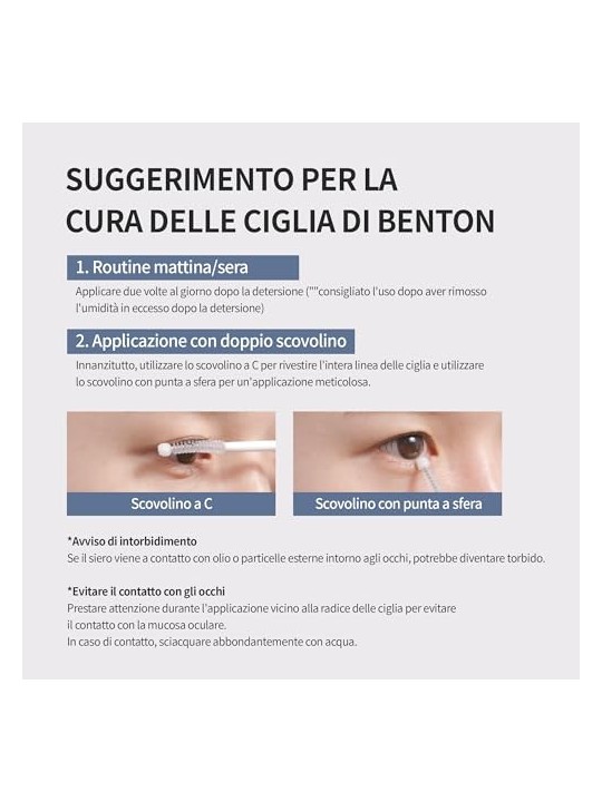 Benton HONEST siero per ciglia 10ml donna