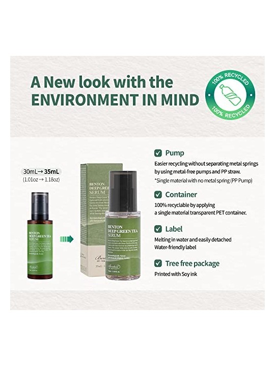 Siero Benton Deep Green Tea 30ml per donna