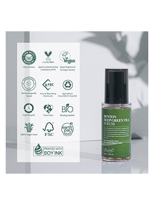 Siero Benton Deep Green Tea 30ml per donna