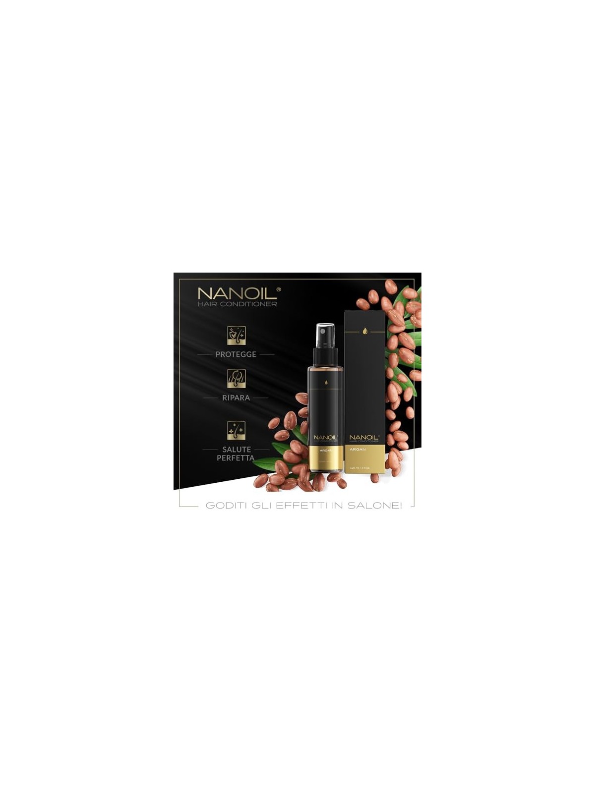 Balsamo per capelli con olio di argan