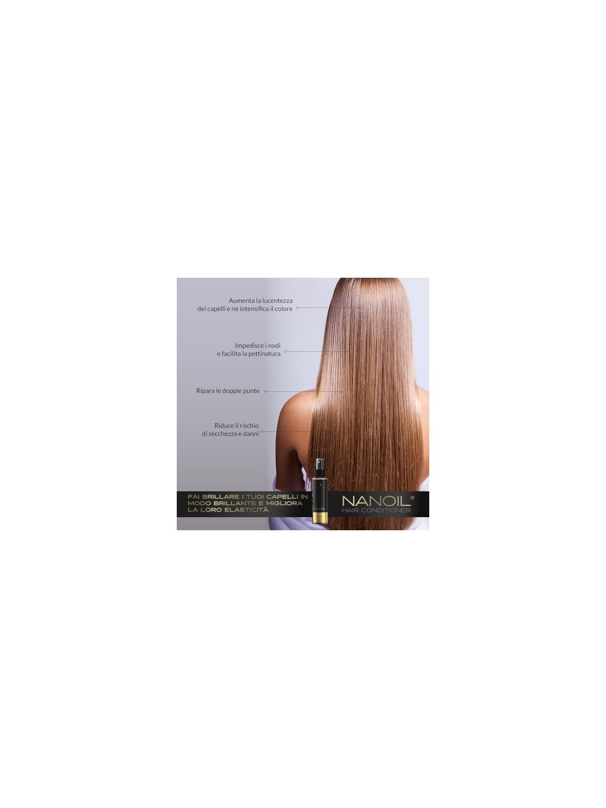 Balsamo per capelli con olio di argan
