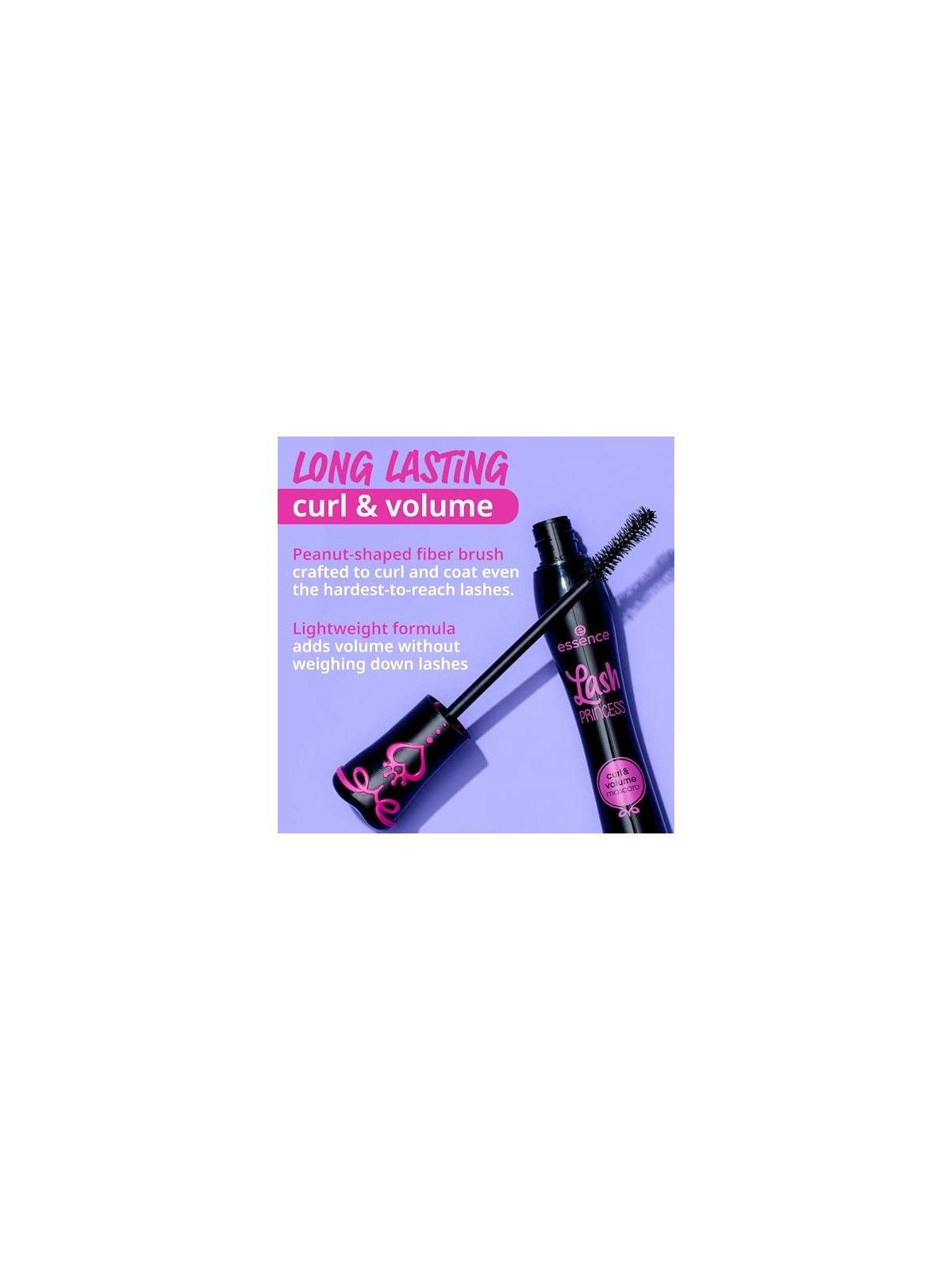 Essence Mascara Lash Princess Curl  Volume 12 ml donna  Black