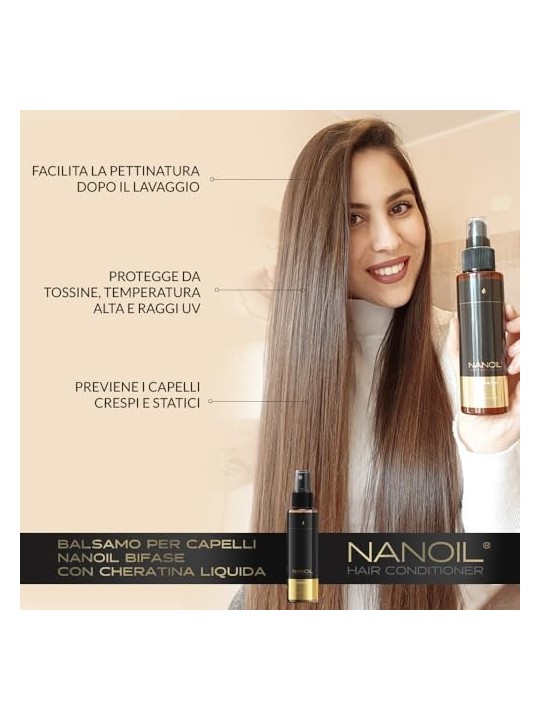 Balsamo per capelli alla cheratina