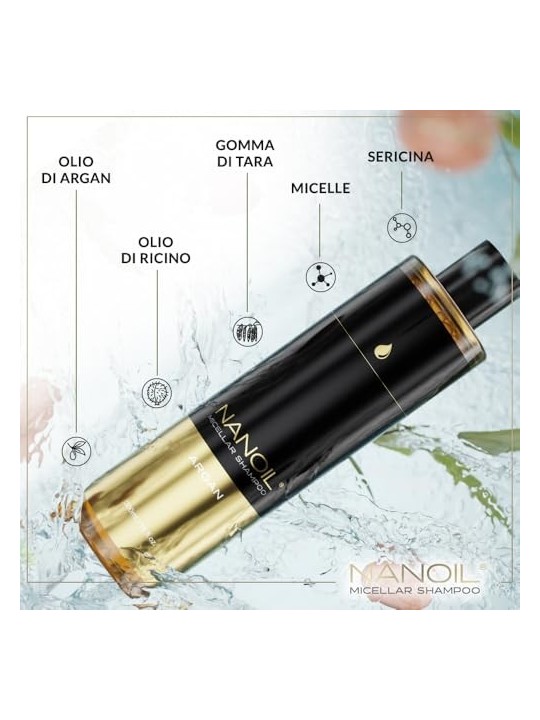 Shampoo micellare all'argan 300ml donna