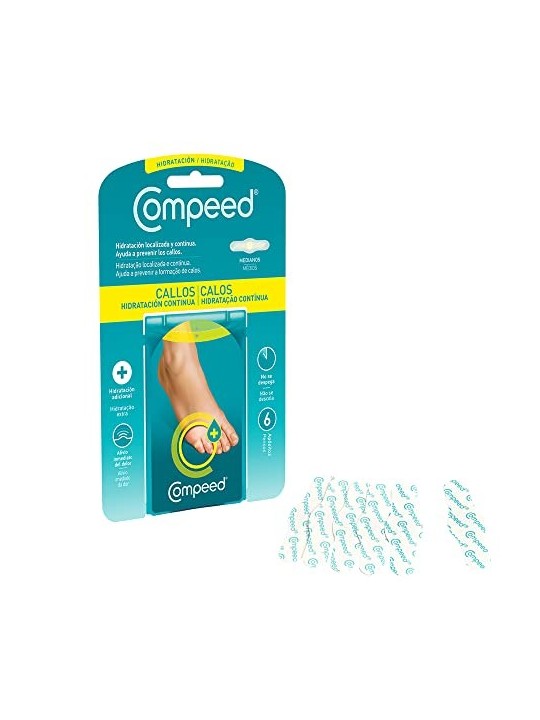 Compeed CALLUS idratazione continua 6 cerotti unisex