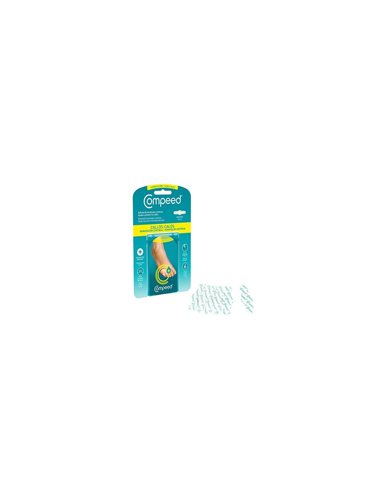 Compeed CALLUS idratazione continua 6 cerotti unisex