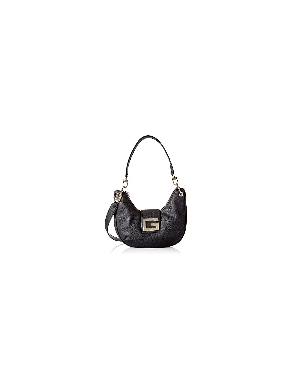 Guess Brightside Mini Black Polyurethane Bag Women