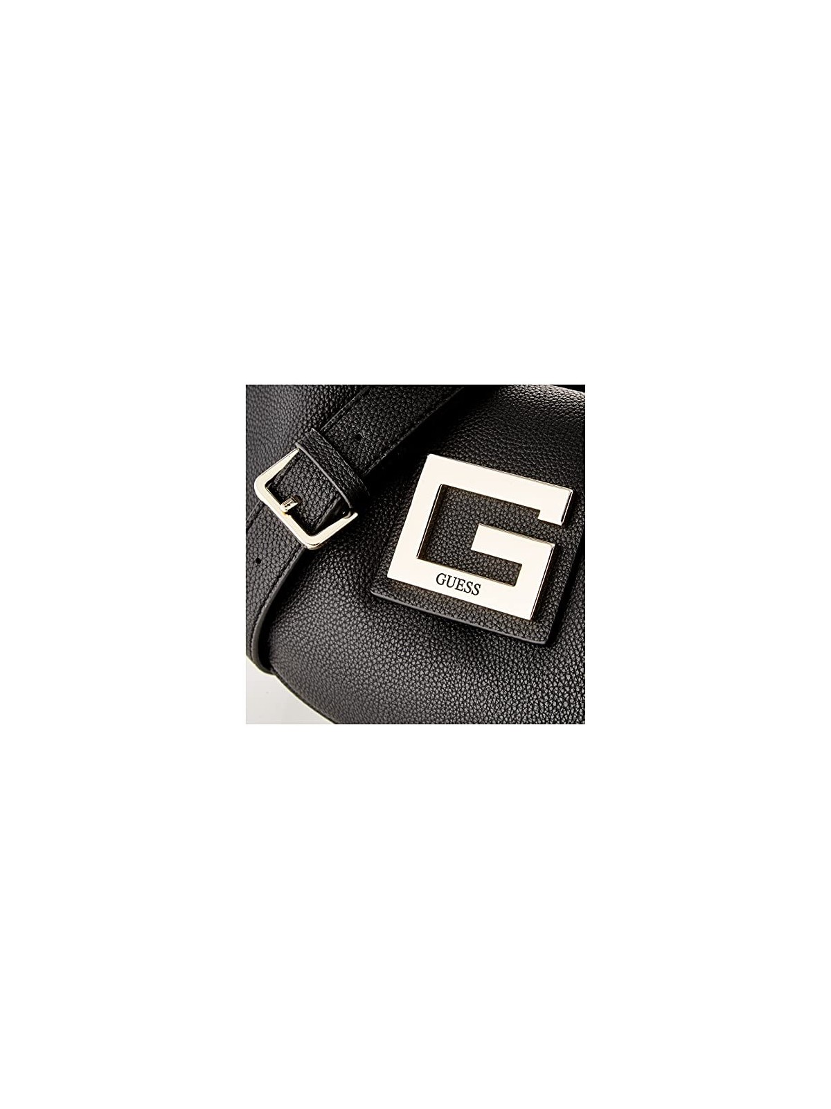 Guess Brightside Mini Black Polyurethane Bag Women