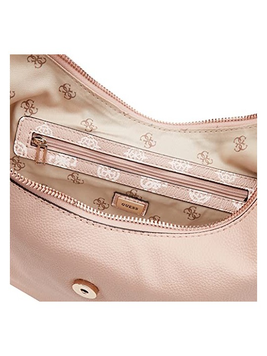Borsa Guess Brightside Hobo Rosa Blush Donna