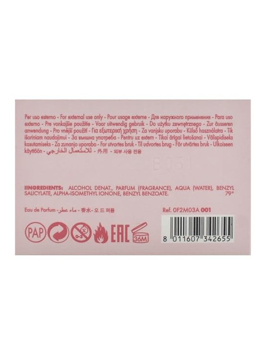 Profumo Pupa Vampiro eau de parfum rosa donna 100ml