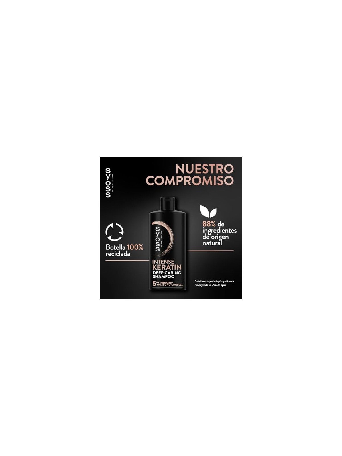 Syoss KERATIN shampoo per capelli crespi e secchi 440ml unisex