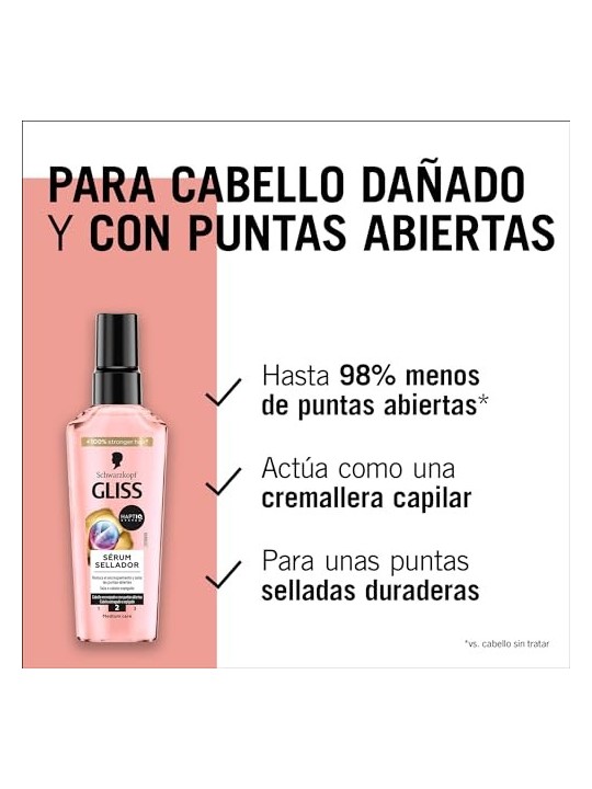 Siero Schwarzkopf GLISS HAIR REPAIR per capelli split 75ml