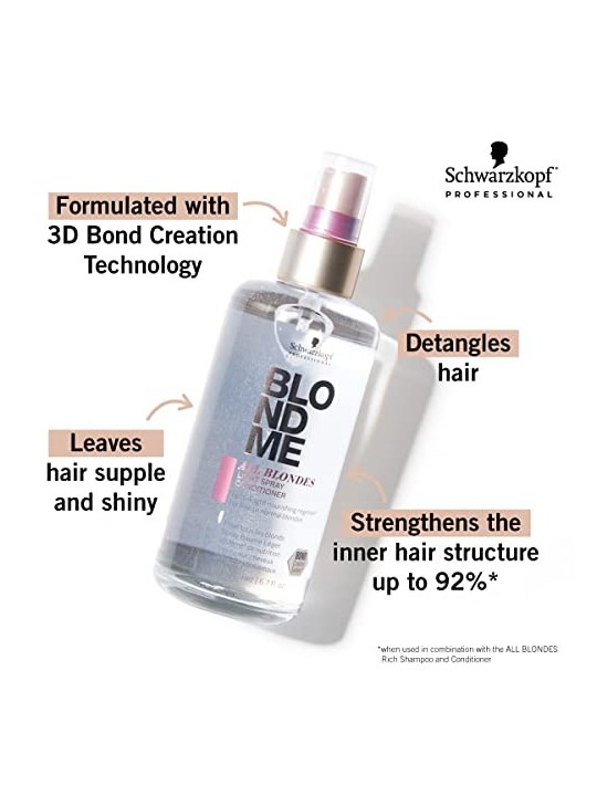 Schwarzkopf Blond Me All Blondes Light Spray Conditioner 200ml