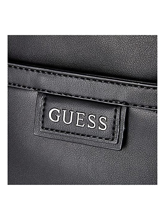 Guess Torba Borsa Tracolla in Poliuretano Nera 19 x 23 x 2 cm uomo