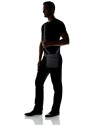 Guess Torba Borsa Tracolla in Poliuretano Nera 19 x 23 x 2 cm uomo
