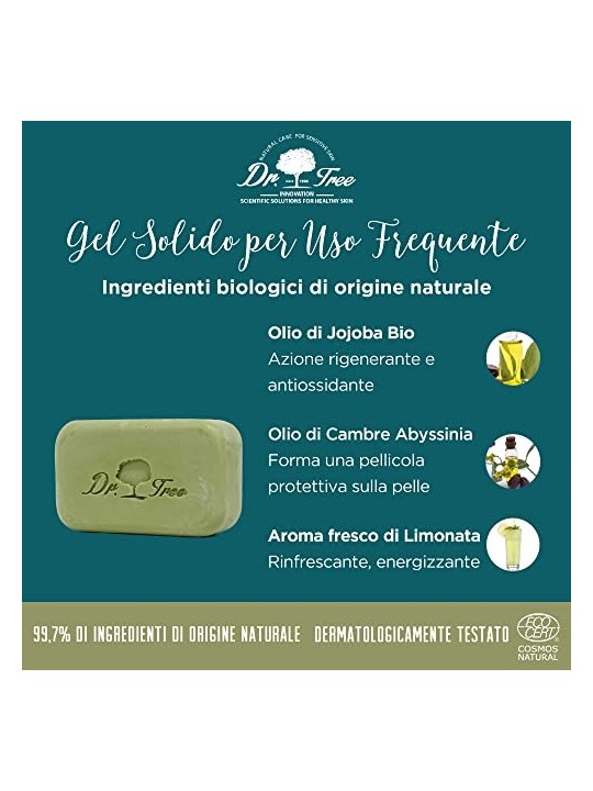 Gel Doccia Solido Uso Frequente Dr. Tree 120gr
