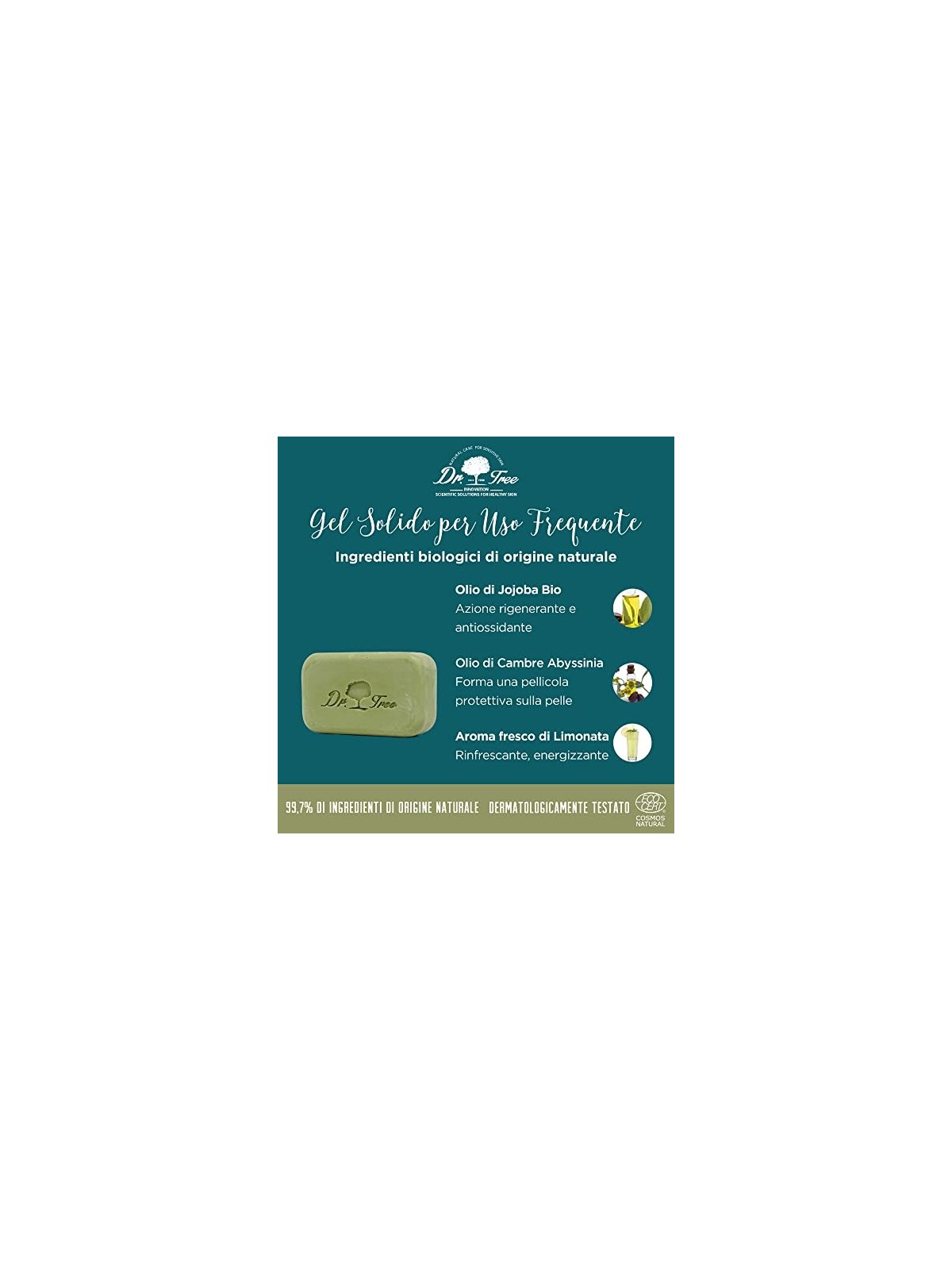 Gel Doccia Solido Uso Frequente Dr. Tree 120gr