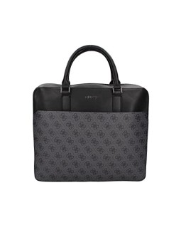 Guess Vezzola Borsa Porta Computer in Poliuretano Nero 35 x 29 x 9 cm uomo