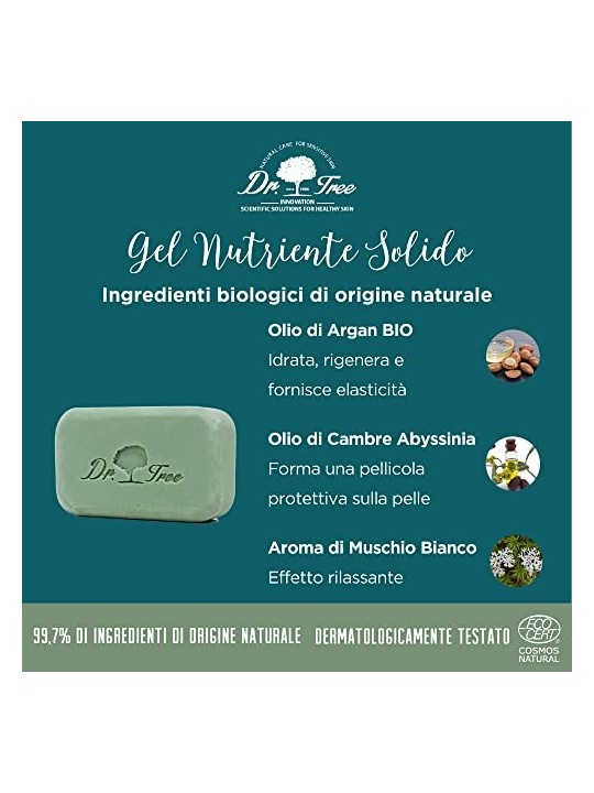 Gel Doccia Solido Nutriente Dr. Tree 120gr