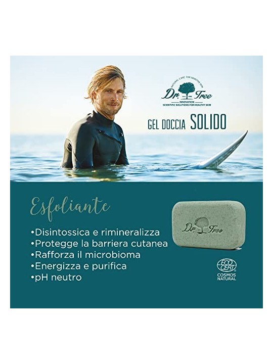 Gel Doccia Solido Esfoliante Dr. Tree 120gr