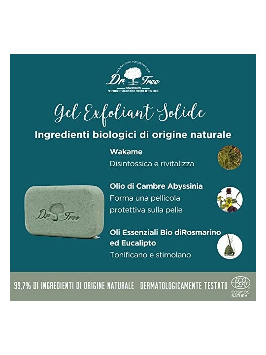 Gel Doccia Solido Esfoliante Dr. Tree 120gr