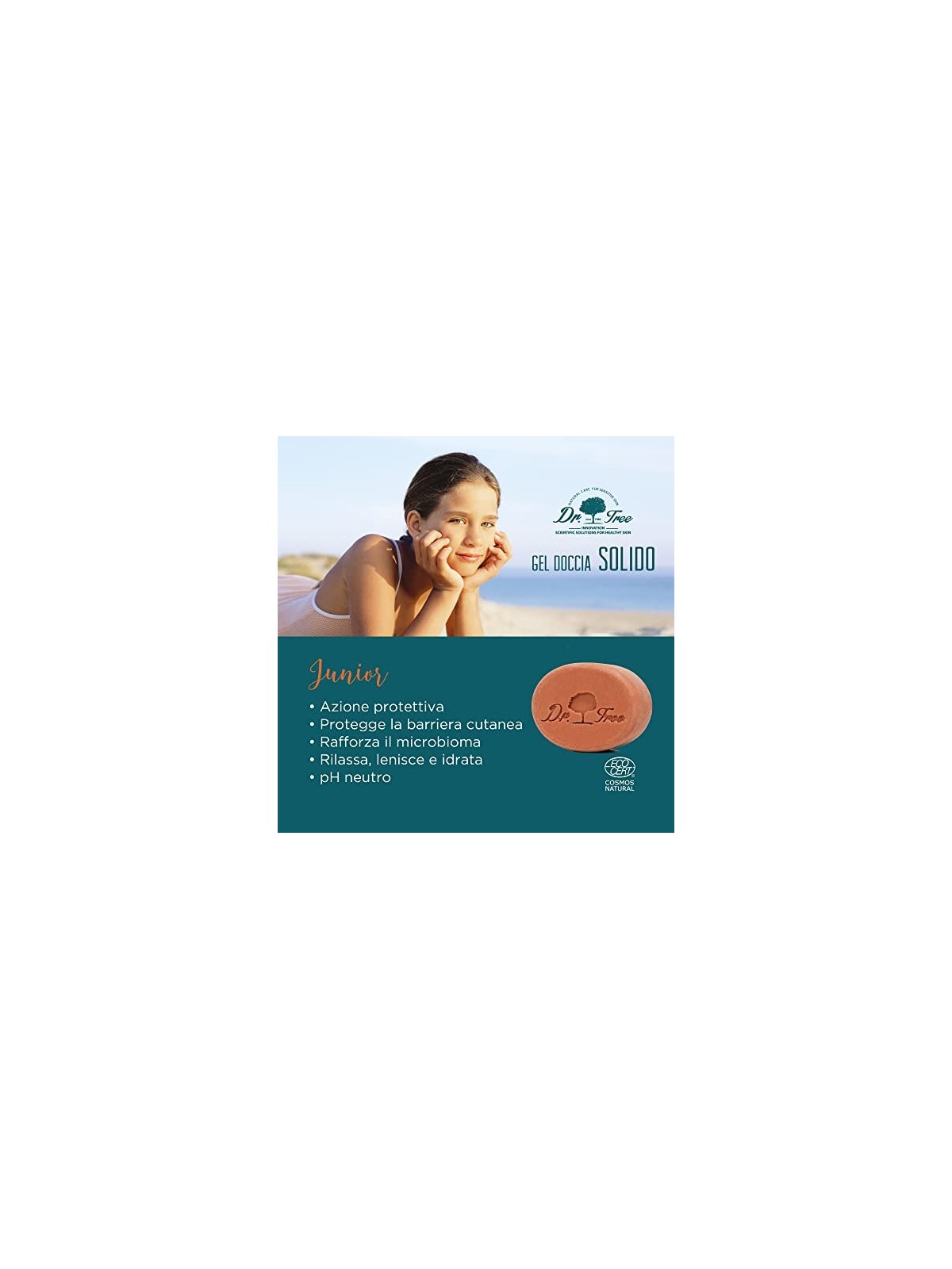 DR TREE SOLID SHOWER GEL Junior 75g Unisex