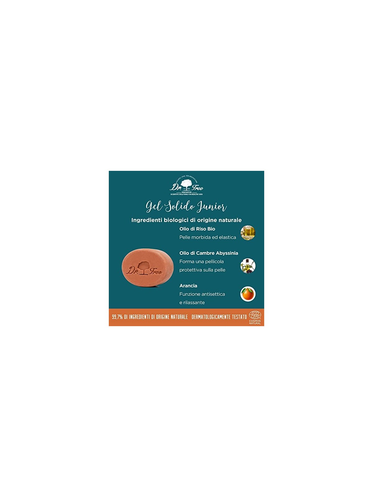 DR TREE SOLID SHOWER GEL Junior 75g Unisex